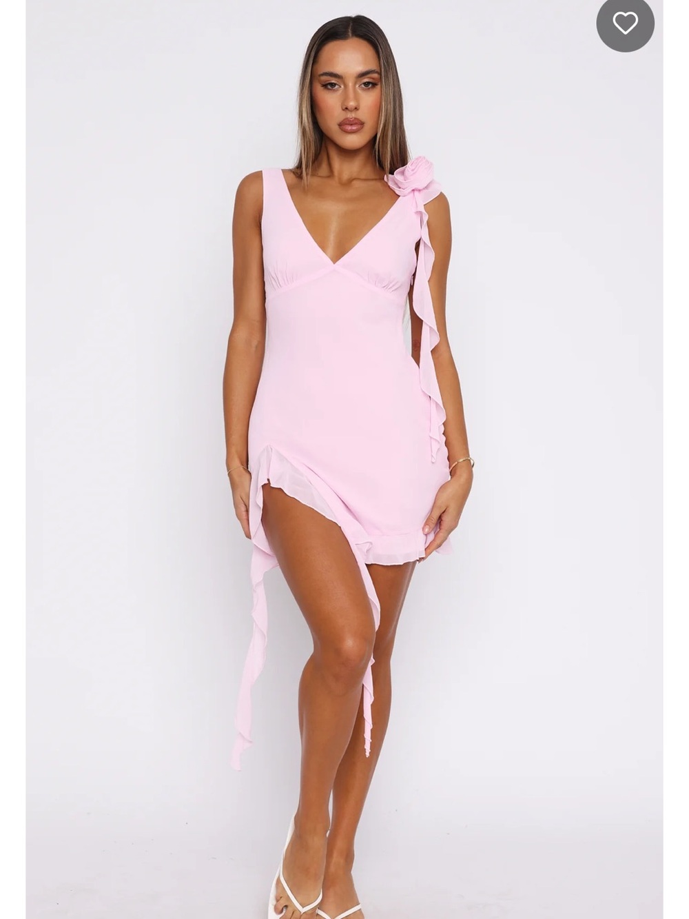 NWT White Fox Like That Mini Dress XS pink